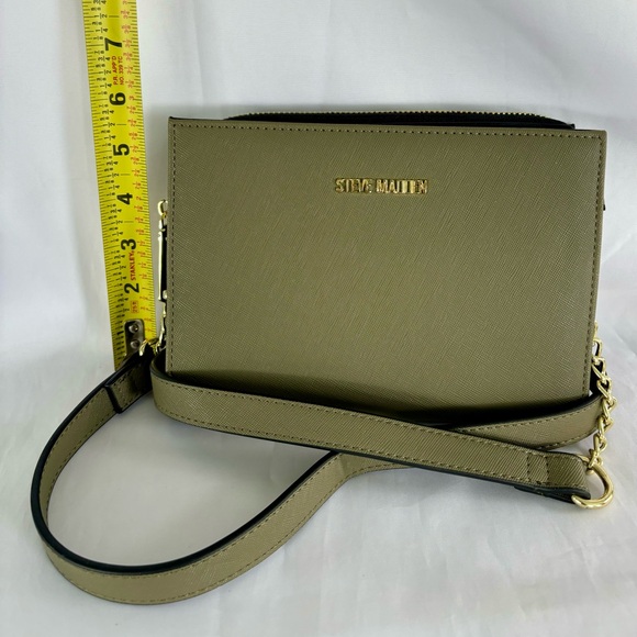 NWOT Steve Madden Crossbody Bag Purse Olive Green - Picture 9 of 14